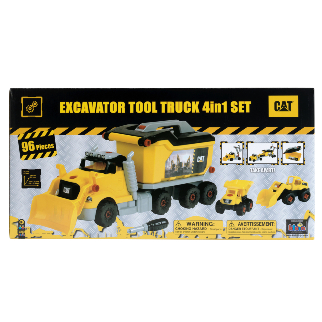 Транспорт і спецтехніка - Ігровий набір Klein Cat Вантажівка 4 в 1 (3252)#8