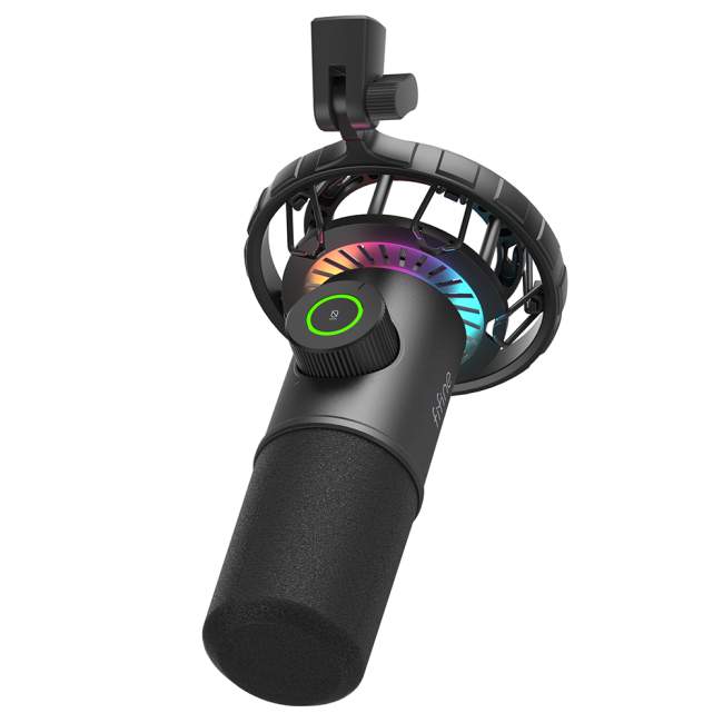 Мікрофони - Мікрофон динамічний Fifine USB Type-C RGB (K658)#3