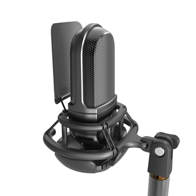 Мікрофони - Мікрофон конденсаторний Fifine чорний (K726)#3