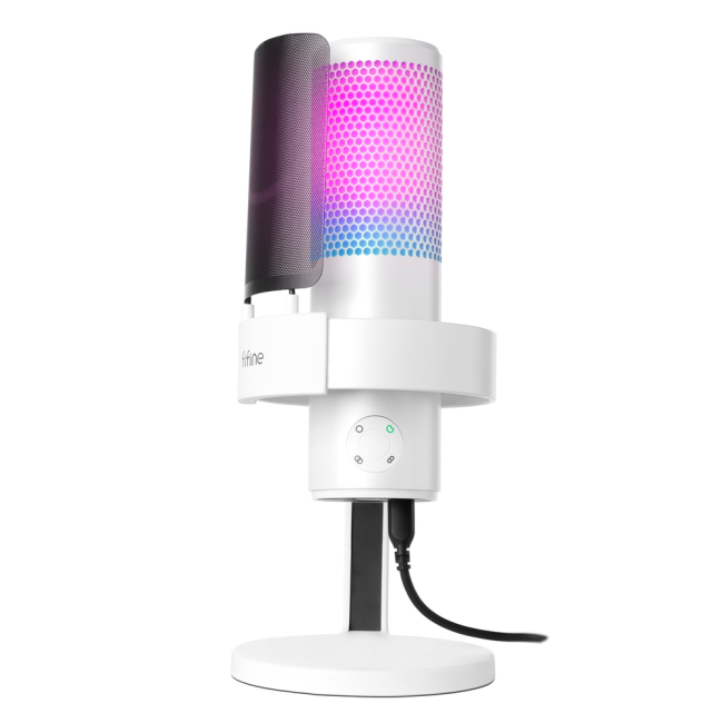 Мікрофони - Мікрофон Fifine USB White (A9W)#3