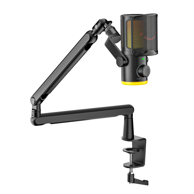 Мікрофони - Мікрофон конденсаторний Fifine USB Black (TAM6)#2