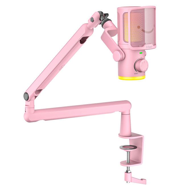 Мікрофони - Мікрофон конденсаторний Fifine USB Pink (TAM6P)#2