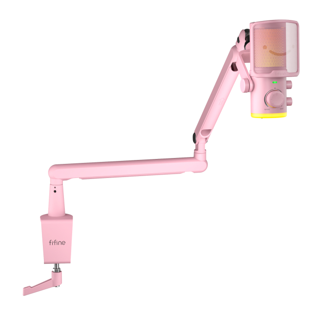 Мікрофони - Мікрофон конденсаторний Fifine USB Pink (TAM6P)#3