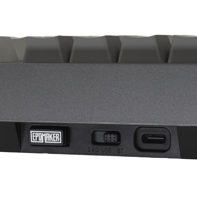 Клавіатура і миші - Клавіатура Epomaker TH80 Pro V2 75% Sea Salt Silent Switch Hot-Swap LCD Screen RGB Black UA (TH80-PROV2-B-SS)#4