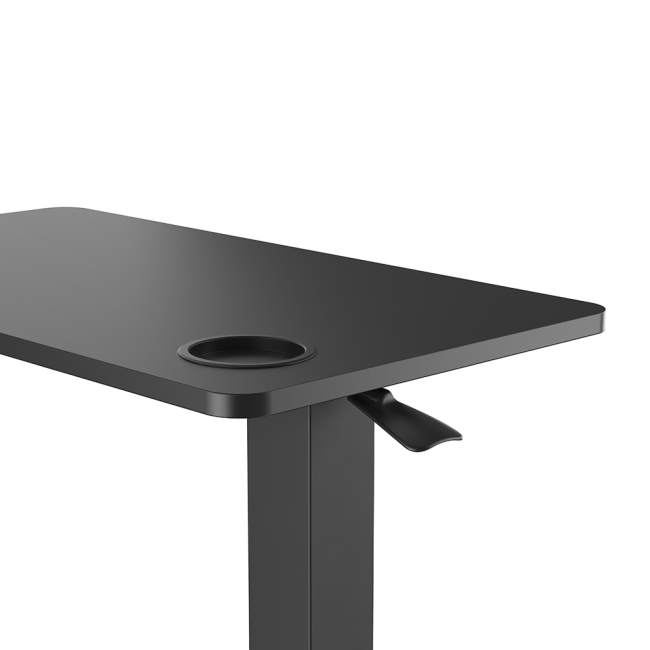 Меблі для геймерів - Cтіл OfficePro black з регулюванням висоти (ODM366BK)#5