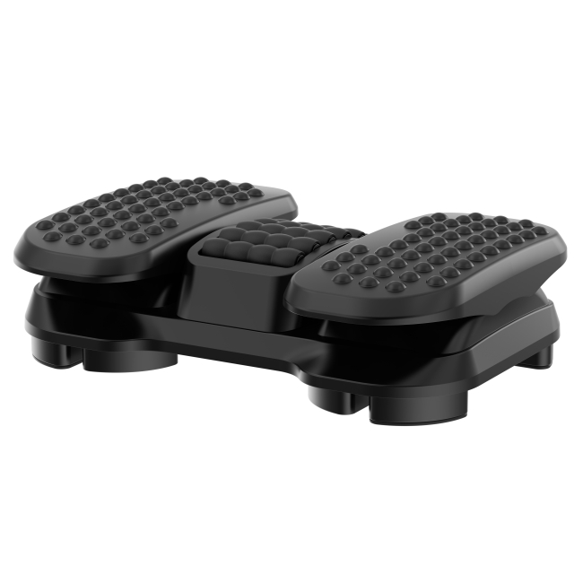 Меблі для геймерів - Підставка для ніг OfficePro Регульована масажна Black (FR730)#3