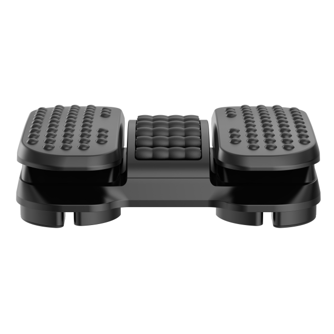 Меблі для геймерів - Підставка для ніг OfficePro Регульована масажна Black (FR730)#4