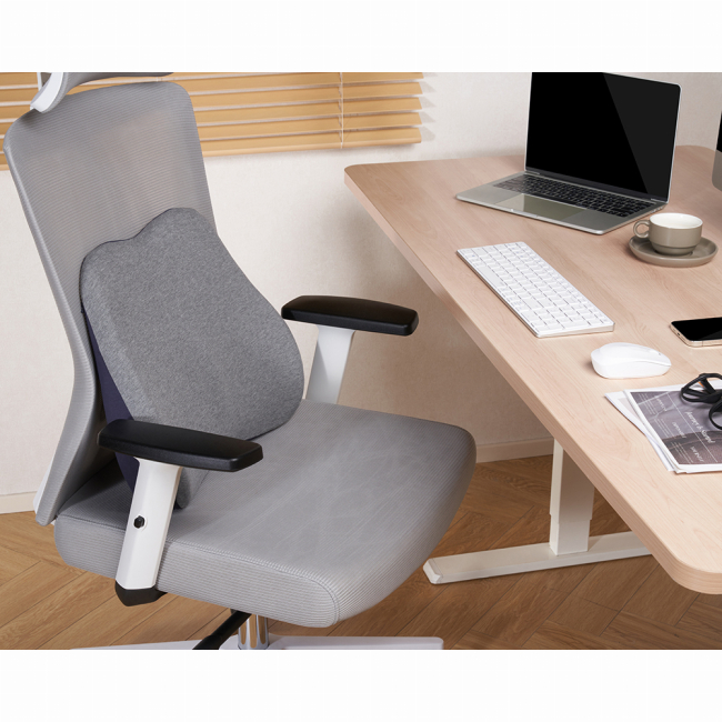 Меблі для геймерів - Подушка для попереку OfficePro Gray (LP570G)#5