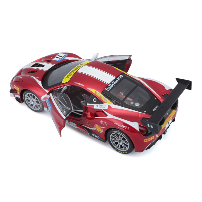 Конструктори з унікальними деталями - Конструктор Bburago Ferrari 488 Challenge 34 деталі (18-26586)#8