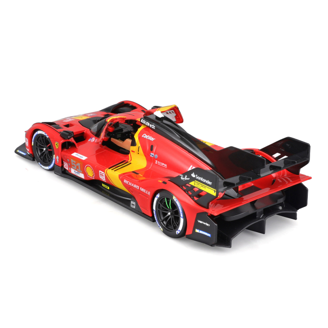 Конструктори з унікальними деталями - Конструктор Bburago Ferrari 499P LMH 31 деталь (18-26587)#3