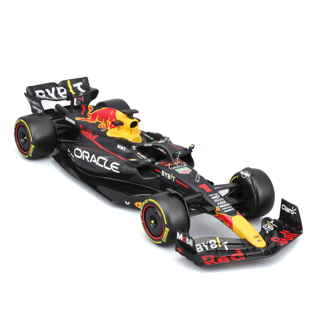 Автомоделі - Автомодель Bburago Racing Red Bull Racing RB19 з фігуркою в асортименті (18-28036)#4