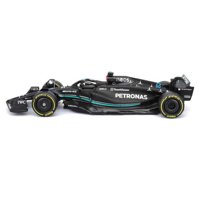 Автомоделі - Автомодель Bburago Racе Mercedes-AMG F1 W14 E Performance з фігуркою в асортименті (18-28037)#4