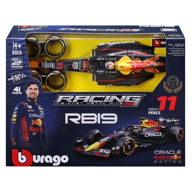 Конструктори з унікальними деталями - Конструктор Bburago Oracle Red Bull Racing RB19 в асортименті (18-28507)#2