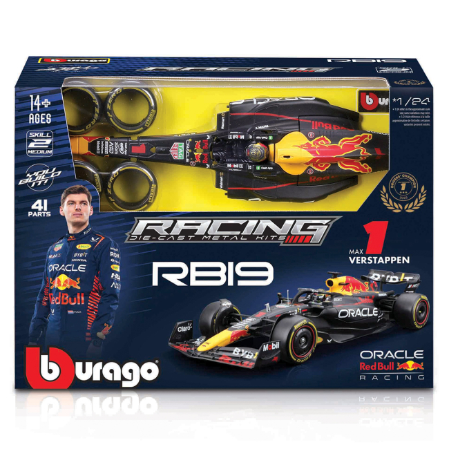Конструктори з унікальними деталями - Конструктор Bburago Oracle Red Bull Racing RB19 в асортименті (18-28507)#3