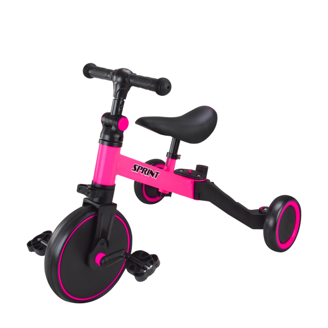 Велосипеди - Велосипед Країна Іграшок Триколісний 2 в 1 рожевий (TR2451)#3