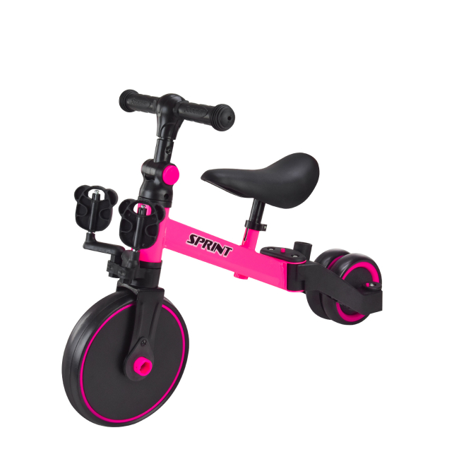 Велосипеди - Велосипед Країна Іграшок Триколісний 2 в 1 рожевий (TR2451)#4