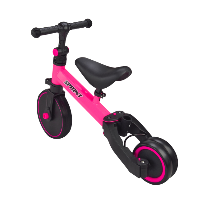 Велосипеди - Велосипед Країна Іграшок Триколісний 2 в 1 рожевий (TR2451)#6