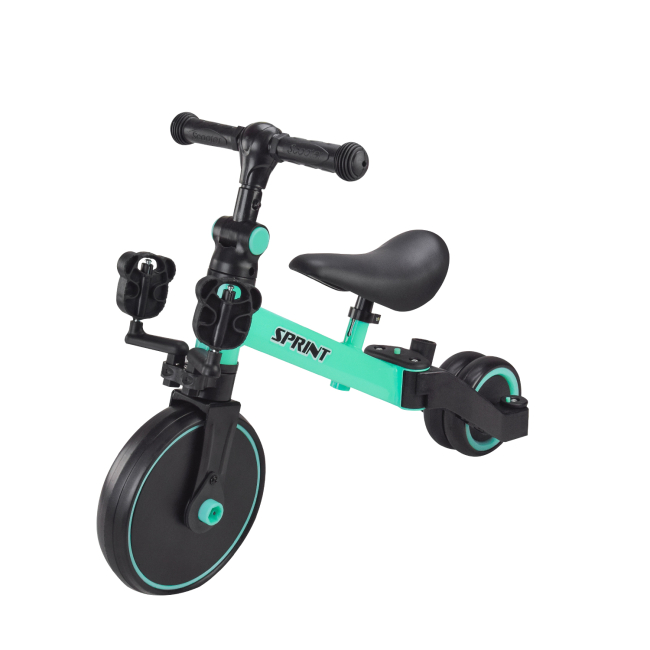 Велосипеди - Велосипед Країна Іграшок Триколісний 2 в 1 бірюзовий (TR2452)#4