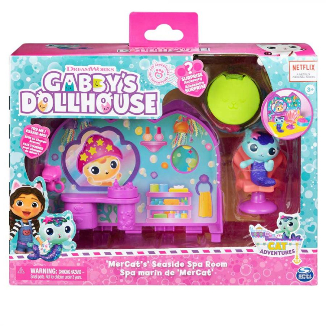 Фігурки персонажів - Ігровий набір Gabby's Dollhouse Морська Спа-кімната (SM36203/6068286)#4