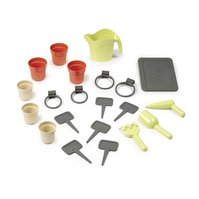 Ігрові комплекси, гойдалки, гірки - Ігровий набір Smoby Toys Life Садовий з кашпо та годівничкою (7600810408)#2