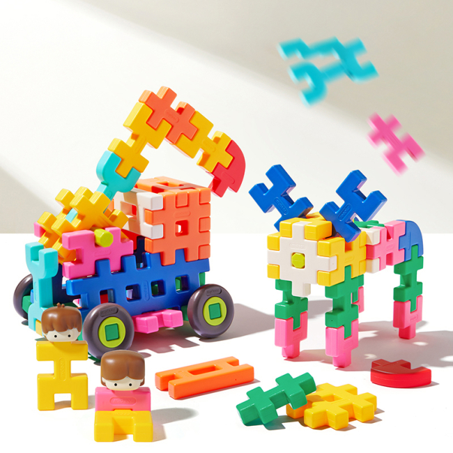 Конструктори з унікальними деталями - Конструктор Mideer Блоки-вафлі (MD1582)#3