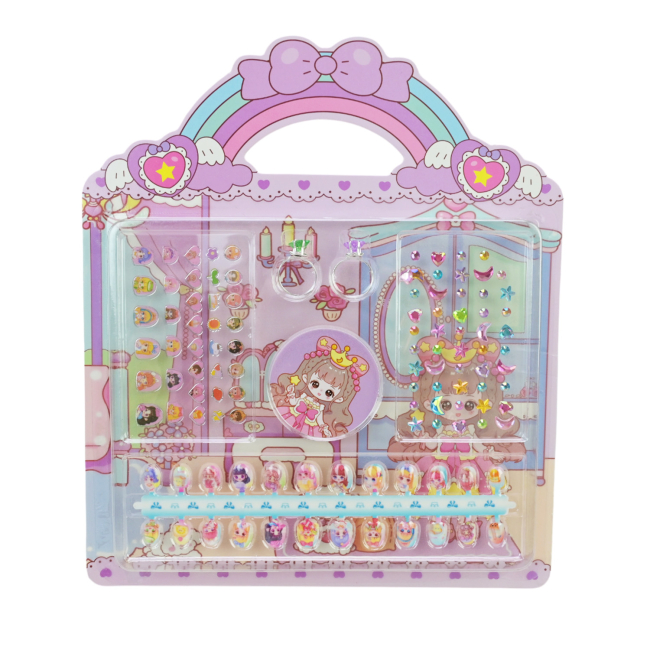 Косметика - Набір для манікюру Країна Іграшок Нігті та наліпки в асортименті (NL101)#2