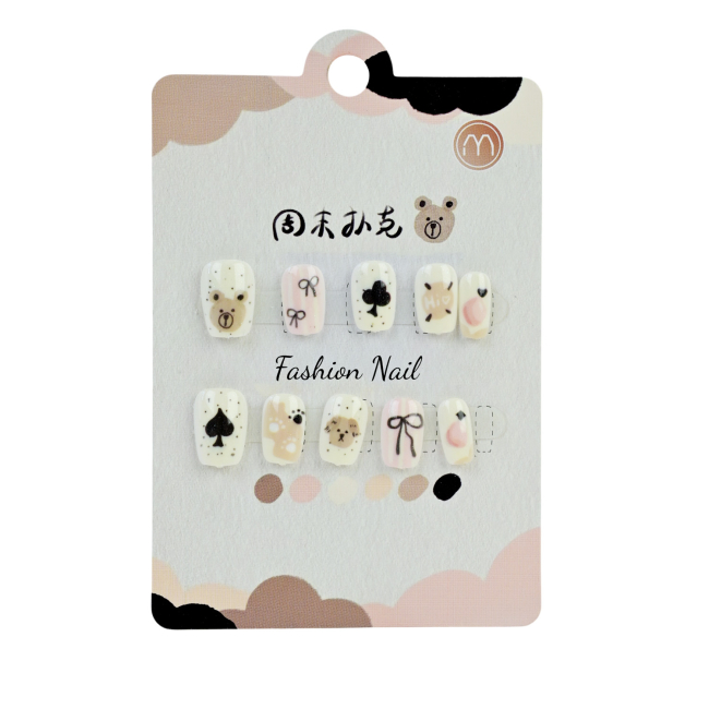 Косметика - Набір для манікюру Країна Іграшок Накладні нігті в асортименті (NL102)#4