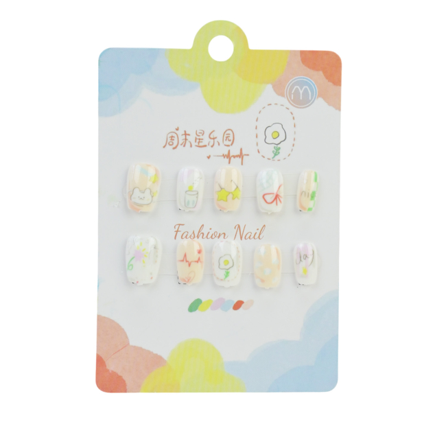 Косметика - Набір для манікюру Країна Іграшок Накладні нігті в асортименті (NL102)#5