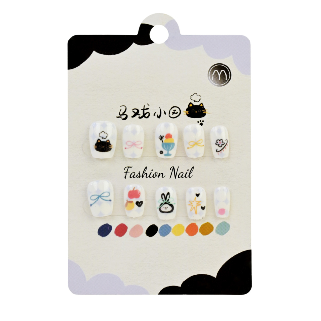 Косметика - Набір для манікюру Країна Іграшок Накладні нігті в асортименті (NL102)#6