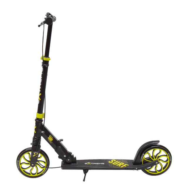 Самокати - Самокат Extreme motion Міський двоколісний жовтий (SK2440)#2