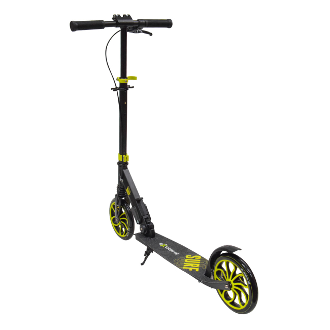 Самокати - Самокат Extreme motion Міський двоколісний жовтий (SK2440)#3