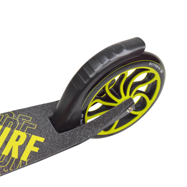 Самокати - Самокат Extreme motion Міський двоколісний жовтий (SK2440)#4