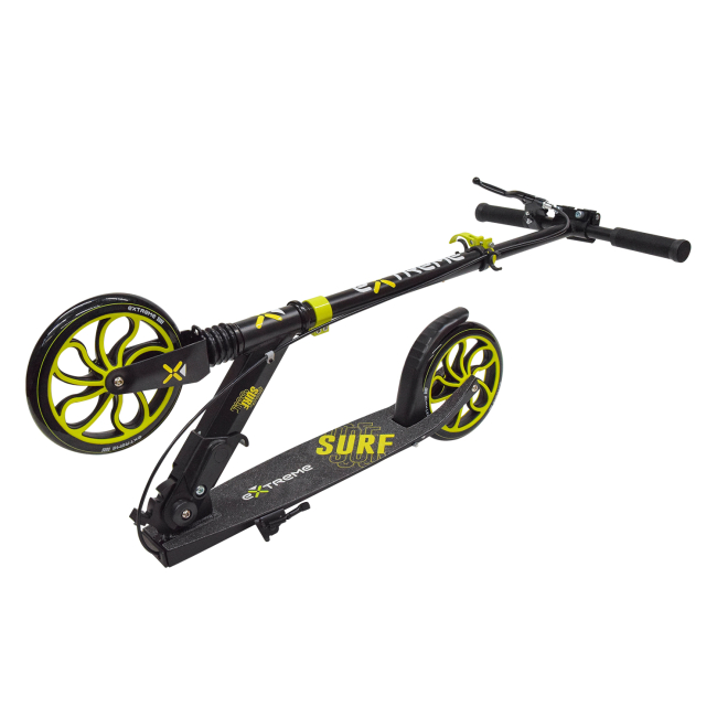 Самокати - Самокат Extreme motion Міський двоколісний жовтий (SK2440)#8