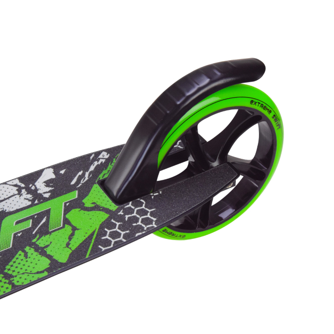 Самокати - Самокат Extreme motion Міський двоколісний зелений (SK2438)#7