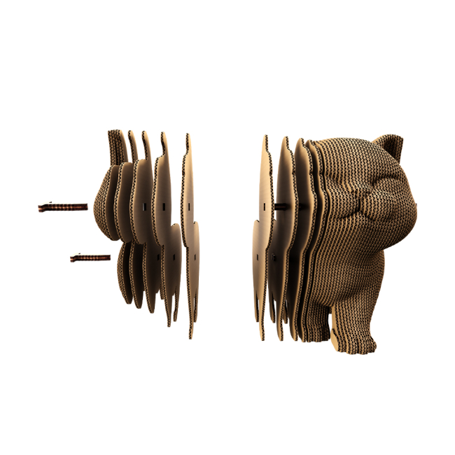 3D-пазли - 3D пазл Cartonic Walking kitten (4820191134836)#2