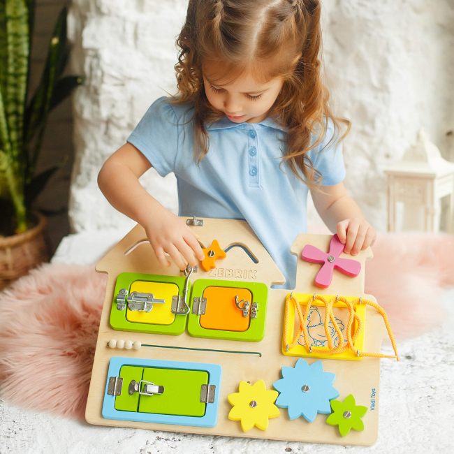 Розвивальні іграшки - Розвивальна іграшка Vladi Toys Бізіборд (ZB3001-02)#2