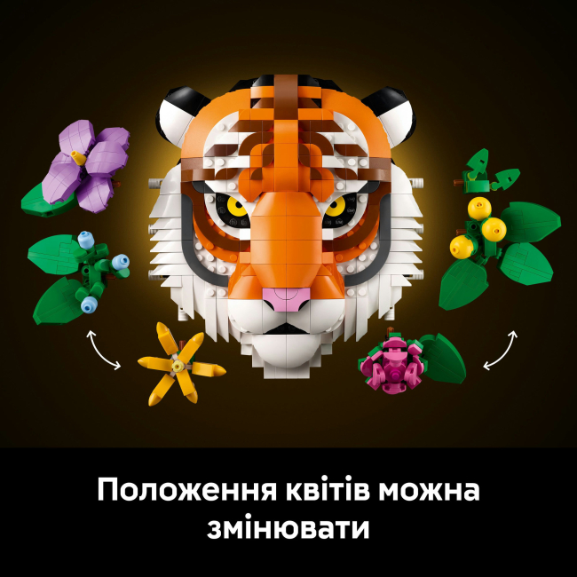 Конструктори LEGO - Конструктор LEGO Art Колекція фауни - Тигр (31217)#7