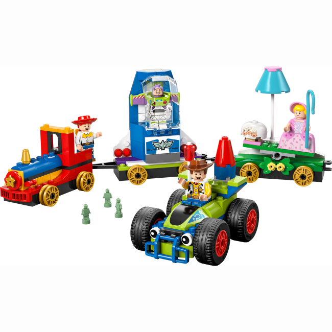 Конструктори LEGO - Конструктор LEGO Disney та Pixar Святкування з Історії Іграшок: потяг і авто для перегонів (43264)#2
