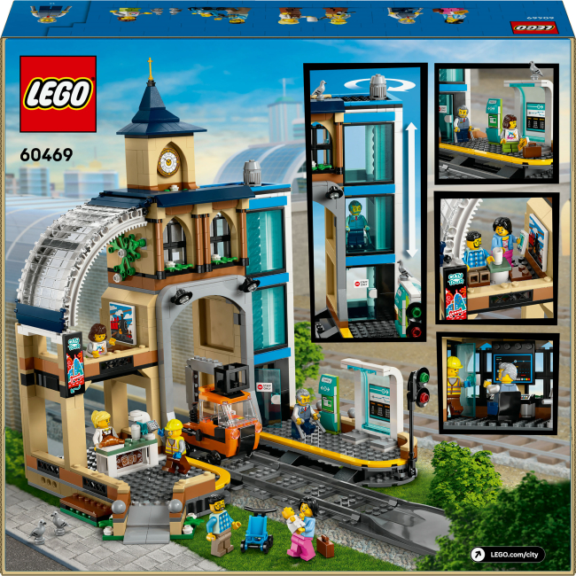 Конструктори LEGO - Конструктор LEGO City Центральний залізничний вокзал (60469)#3