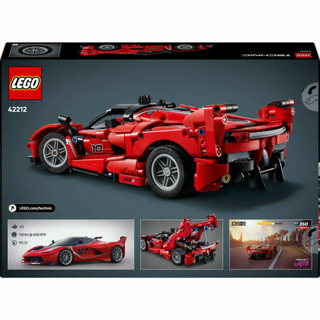 Конструктори LEGO - Конструктор LEGO Technic Ferrari FXX K (42212)#3