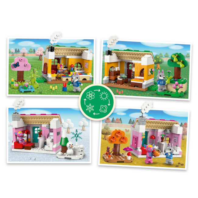Конструктори LEGO - Конструктор LEGO Animal Crossing Творчі будинки: сезони розваг (77057)#6