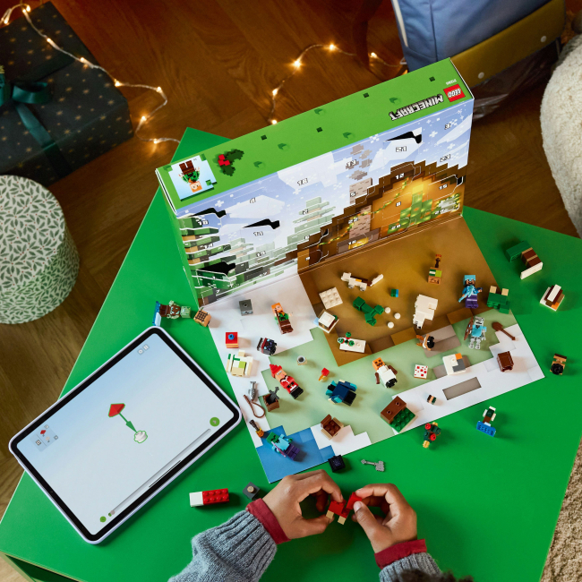 Конструктори LEGO - Конструктор LEGO Minecraft Адвент календар 2025 (21280)#4