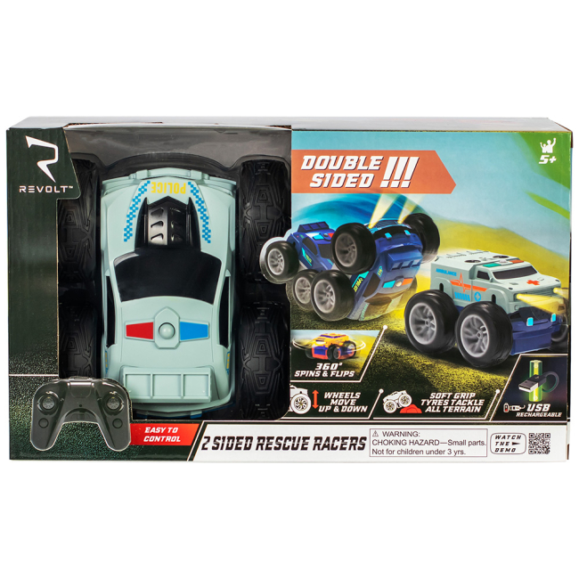 Радіокеровані моделі - Автомодель Revolt Rescue racers Поліцейська сіра (TG1009/5)#3