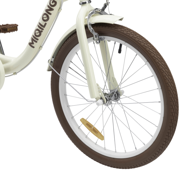 Велосипеди - Велосипед Miqilong LS бежевий (RBB-LS20-BEIGE)#8