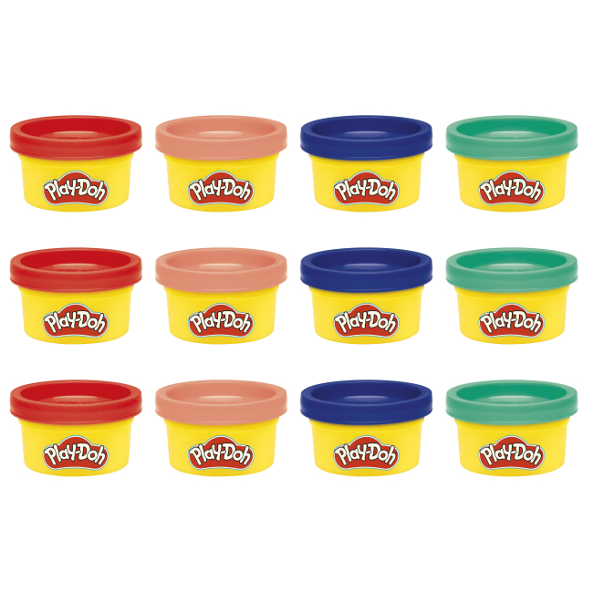 Набори для ліплення - Набір для творчості Play-Doh 12 баночок (G0519)#2