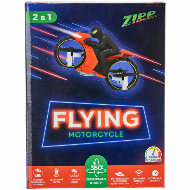 Радіокеровані моделі - Квадрокоптер Zipp toys Flying motorcycle Red (532.00.38)#7