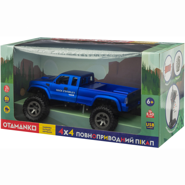 Радіокеровані моделі - Автомодель Otamanko Пікап з камерою синій (532.01.38)#7