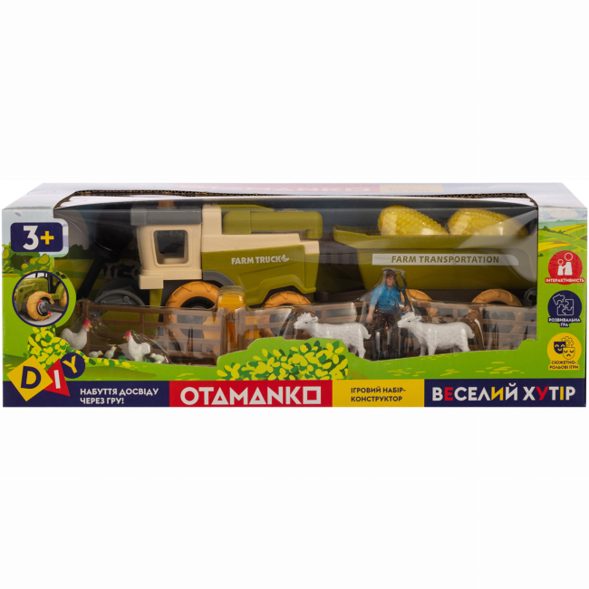 Транспорт і спецтехніка - Ігровий набір Otamanko Веселий хутір Комбайн і фермер (532.01.55)#2