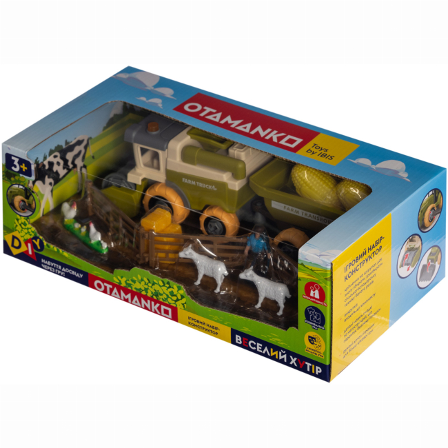 Транспорт і спецтехніка - Ігровий набір Otamanko Веселий хутір Комбайн і фермер (532.01.55)#3