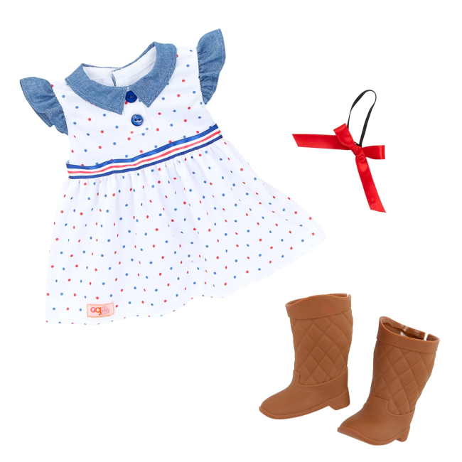 Ляльки - Лялька Our Generation Шеллі з лошам Аппалуза та аксесуарами 46 см (BD31447Z)#4